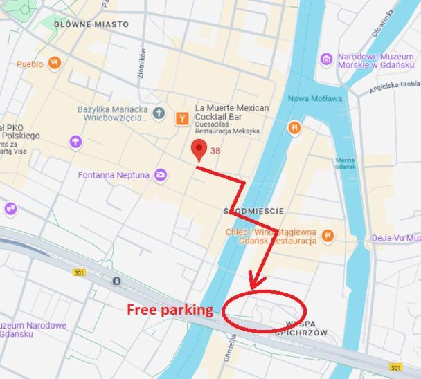 Luna Premium Apartment At Old Town 格但斯克 外观 照片